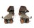 Early 1900s Antique American Wooden Wheel Roller Skates - a Pair For Sale - Image 4 of 13