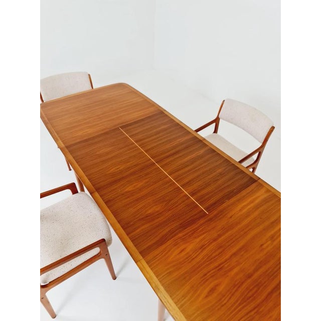 Wood German Teak and Walnut Dining Table from Lübke, 1960s For Sale - Image 7 of 18