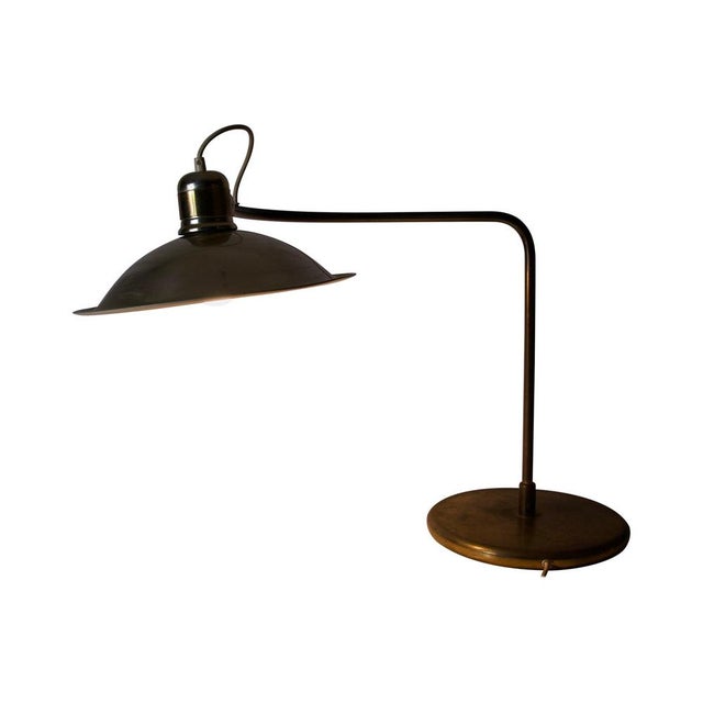 Mid-Century Brass Table Lamp, Germany, 1960s For Sale - Image 13 of 13