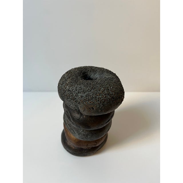2010s Hanna Liden "Everything" Miniature Bagel Sculpture For Sale - Image 5 of 5