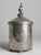 Swedish Pewter Lidded Jar with Sculptural Fish Finial and Ship Engraving, 1928 For Sale - Image 3 of 18