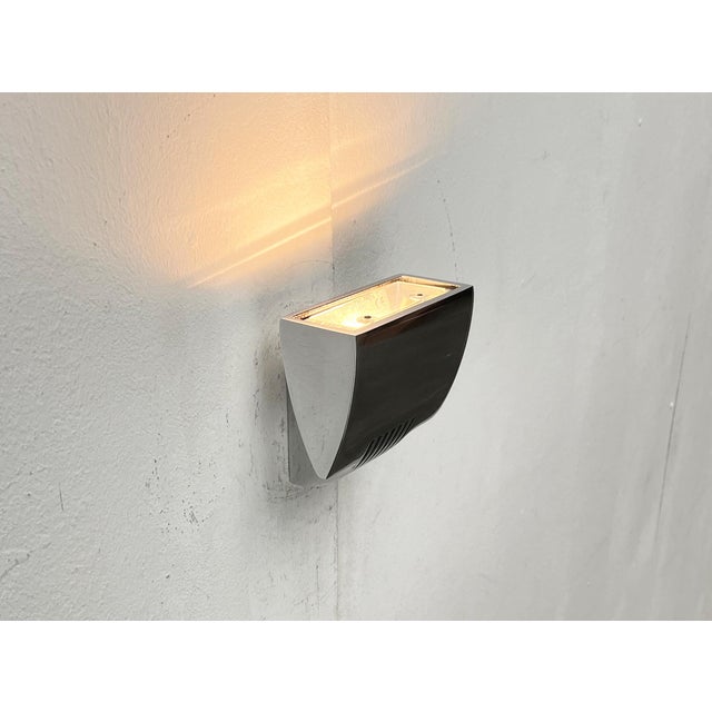 Vintage Postmodern Spanish Model Arqui Pe Aluminum Sconces by O. & S. Devesa for Metalarte, 1990s, Set of 2 For Sale - Image 14 of 18