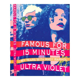 "Famous for 15 Minutes: My Years With Andy Warhol" 1988 Violet, Ultra For Sale