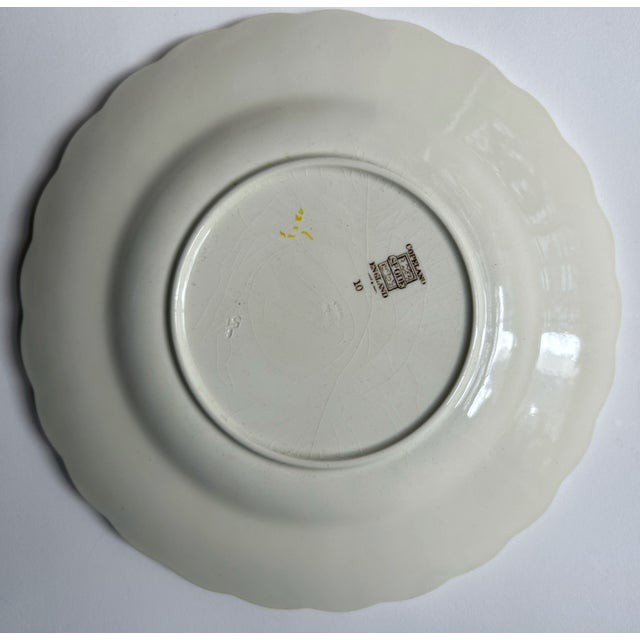 Early 20th Century Spode England "Alden" Luncheon Plates - Set of 6 For Sale - Image 12 of 17