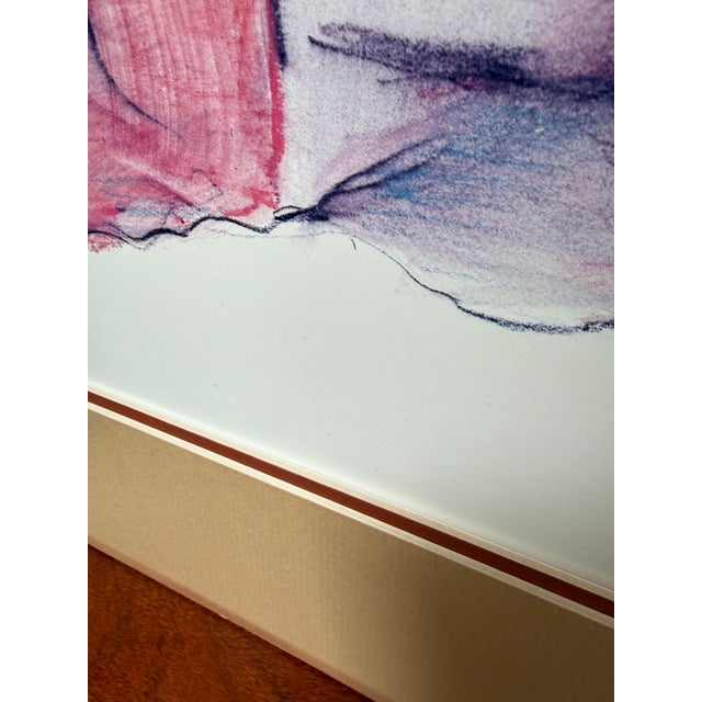 Paper R C Gorman Native American Woman Sitting, Signed Circa 1977 For Sale - Image 7 of 12