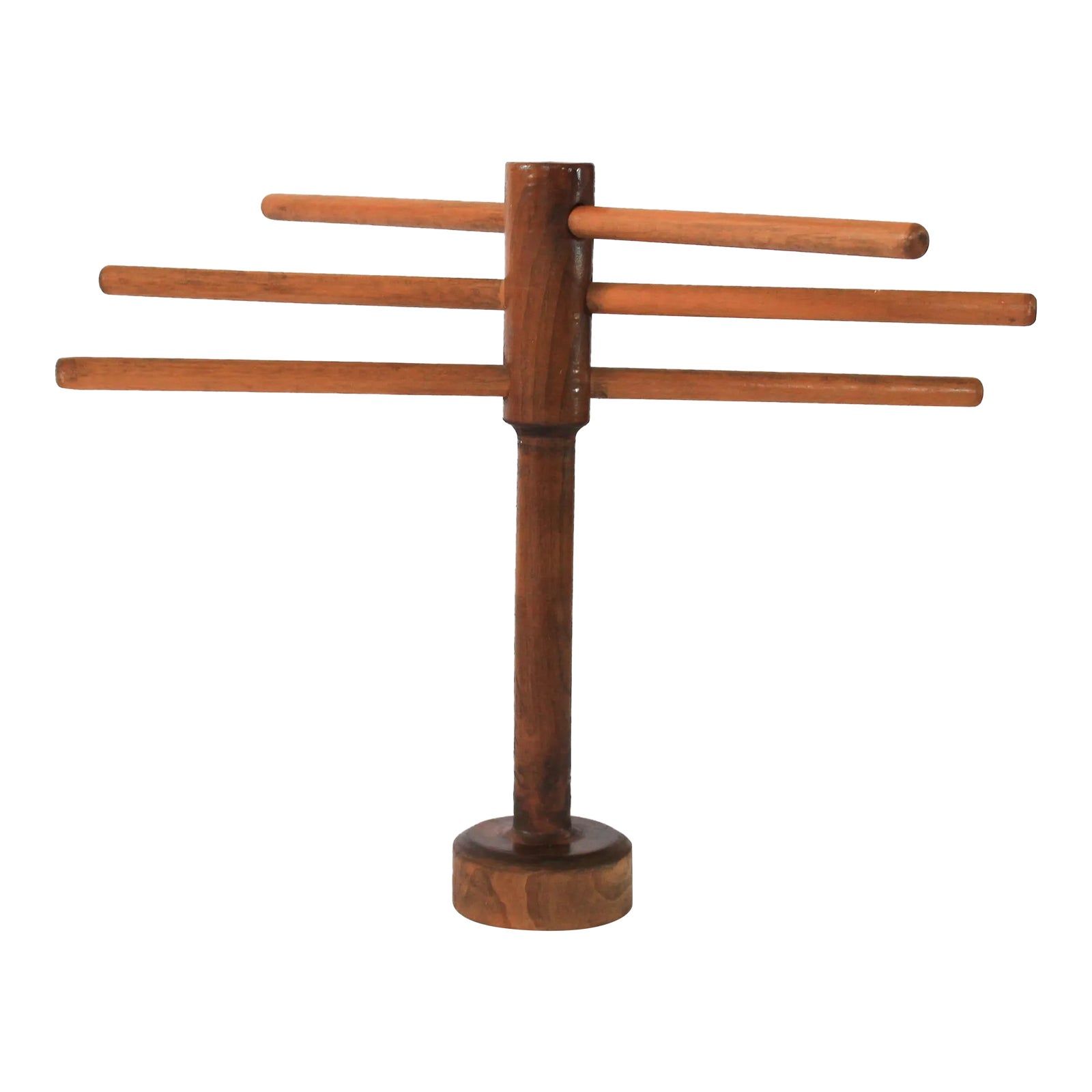 Rustic Wood Farmhouse Style Drying Rack | Chairish