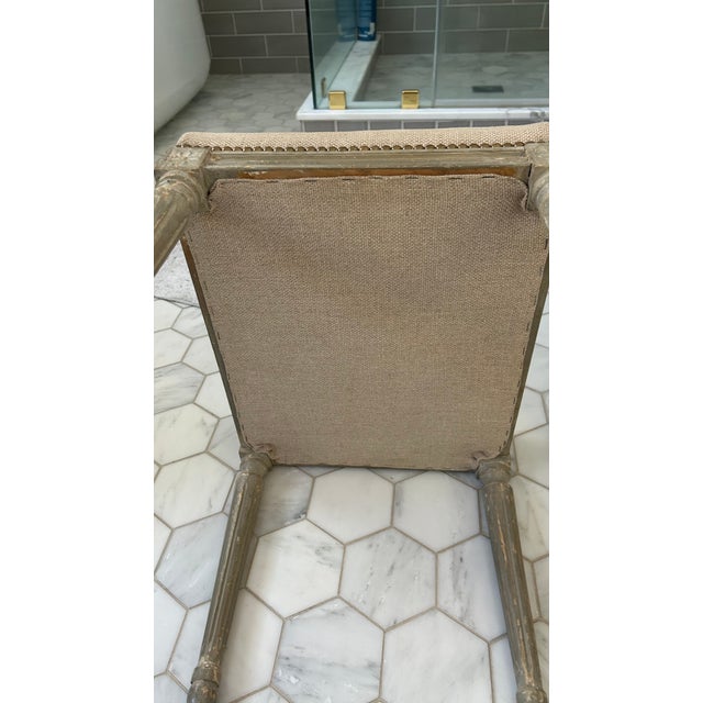 French Late 20th Century Louis Style Upholstered Benches, 2 Pieces For Sale - Image 3 of 15