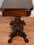 Wood 1910s Antique American Empire Solid Mahogany Flip-Top Game Table / Console Table For Sale - Image 7 of 18
