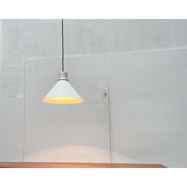 Mid-Century Modern Danish Model Super Space Metal Pendant Lamp from Nordisk Solar, 1960s For Sale - Image 16 of 18
