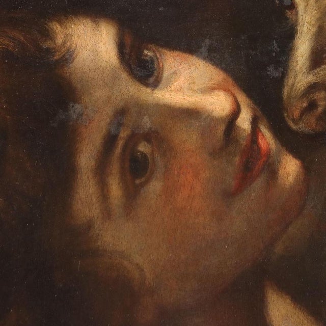 After Michelangelo Merisi, St. John the Baptist, Oil on Panel For Sale - Image 4 of 12