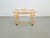 Vintage Trolley in Rattan, Bentwood and Leather, Italy, 1970s For Sale - Image 4 of 14