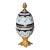 1980s Large 32" French Style Porcelain Egg Jar With Gilt Ormolu Mounts For Sale