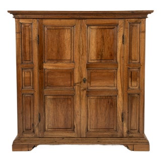 18th Century Italian Walnut Cabinet For Sale