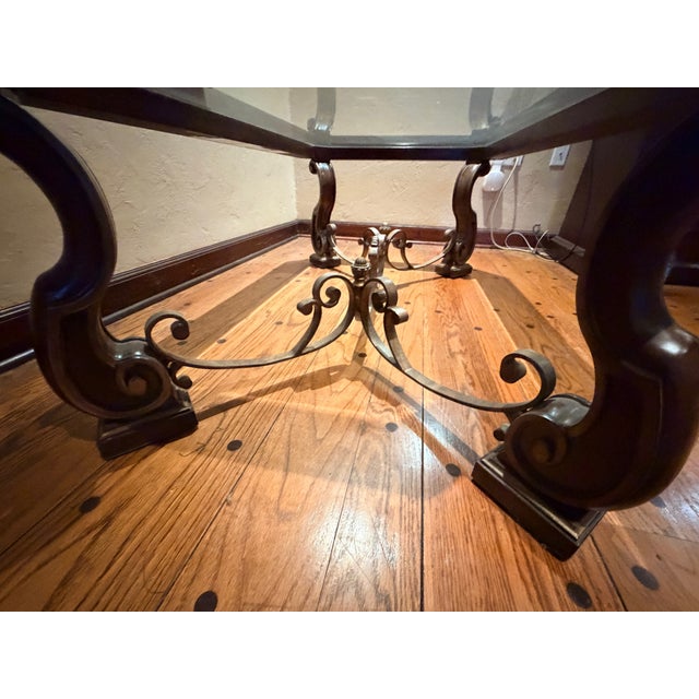 Rustic European Vintage Drexel Heritage Cocktail Table – Casa Vita Collection For Sale - Image 3 of 8