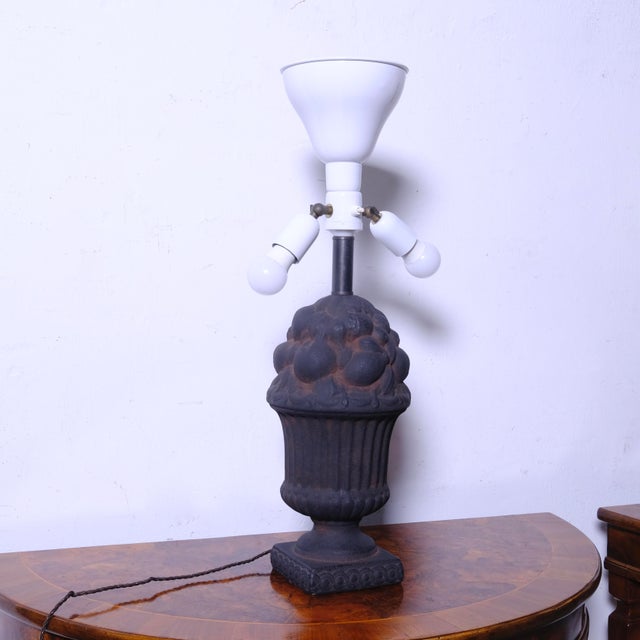 Cast Iron Table Lamp, 1960s For Sale - Image 15 of 18