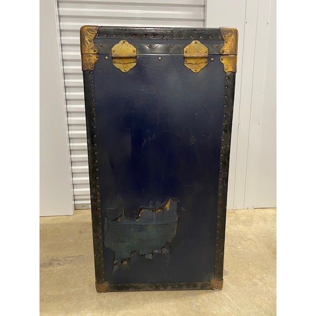 1920s Upright Antique Steamer Trunk Chairish