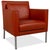 Jason Leather Armchair in Red from Walter Knoll For Sale - Image 13 of 13