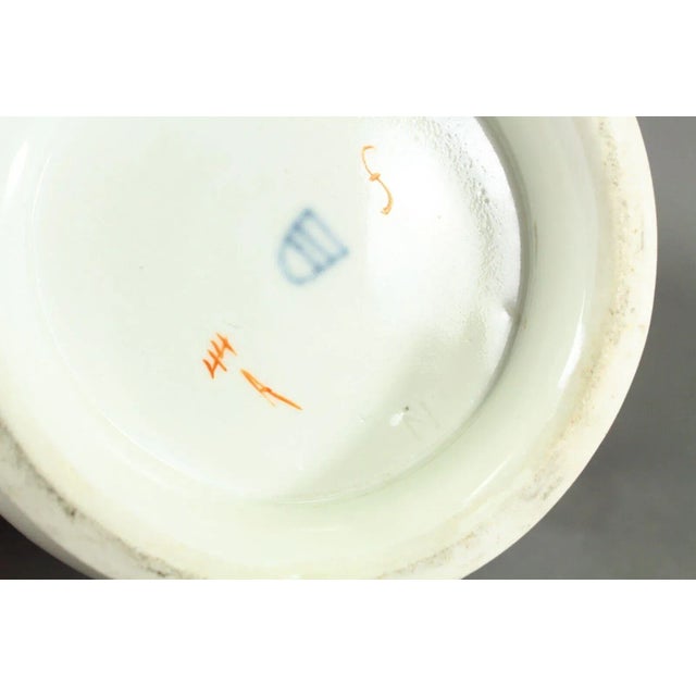 Authentic 1749-1770 Vienna Porcelain Cachepot With Floral Sprays, Beehive Mark For Sale - Image 12 of 13