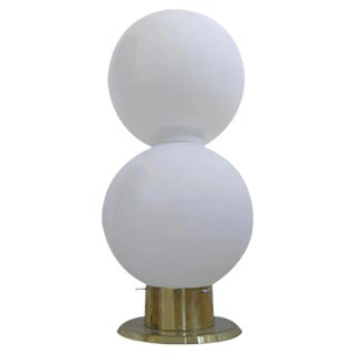 Glass Floor Lamp, 1970s For Sale