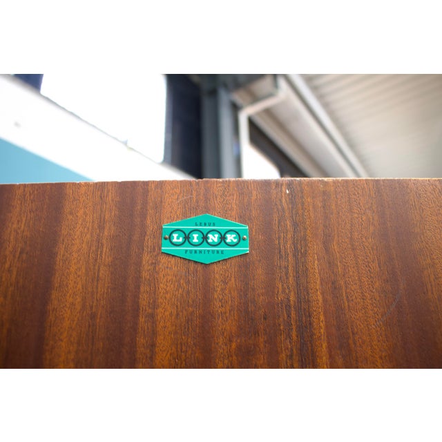 Brown Mid-Century Compact Wardrobe from Lebus, 1960s For Sale - Image 8 of 11