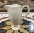 Octagonal Perles Teapot from Creil and Montereau, 19th Century For Sale - Image 3 of 15