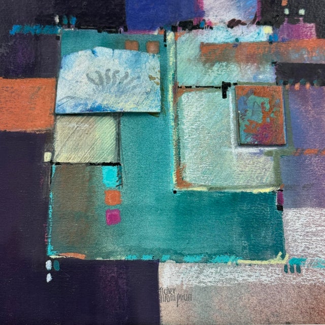 Sculpture Materials Original Contemporary Mixed Media Geometric Abstract Painting by Cher Thompson For Sale - Image 7 of 11