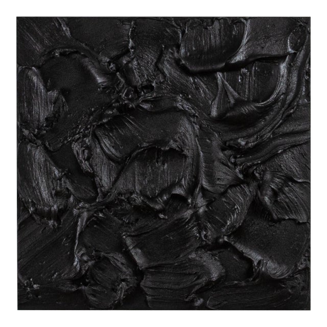 Modern Textural Monochromatic Painting by Michael Allen For Sale