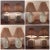 Lattice Cutout Glow Lamps Grass Cloth Shade For Sale - Image 11 of 12
