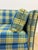 Vintage MCM Retro Plaid Sofa in Electric Blue and Green With Nailhead Trim For Sale - Image 13 of 13