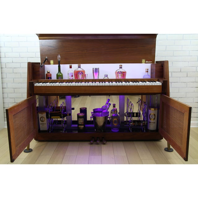 Baldwin Acrosonic MidCentury Modern Piano Wine Bar With Storage Chairish