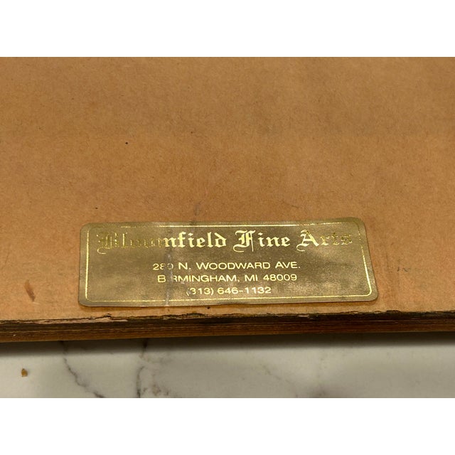 Original Oil Vintage English Fox Hunting Paintings in Gilded Frame – Traditional Equestrian Sporting Art For Sale - Image 10 of 11