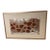 1980s Artist Cece Rutherford a Ceramic Signed Original Collaged Tile Relief Leaf Motif Beautifully Matter and Framed For Sale