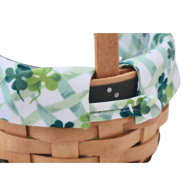 Longaberger Shamrock Basket For Sale In Chicago - Image 6 of 7