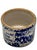 Ceramic Unusual Antique American Blue Spongeware Decorated Kitchen Beater Jar - Circa Very Early 1900s For Sale - Image 7 of 18