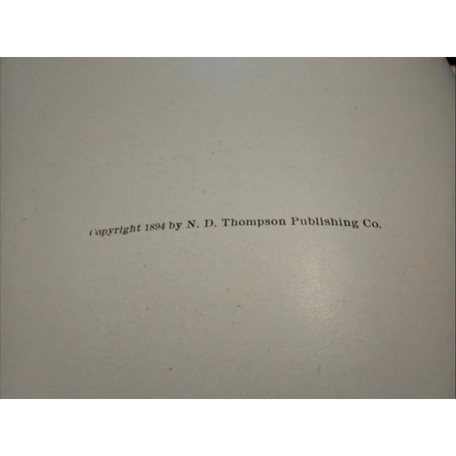 The "Portrait Types of the Midway Plaisance - Columbian Exposition Book 1894" is a rare and valuable collectible book that...