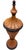 2000 - 2009 Vintage Turned Wood Decorative Urn With Lid For Sale - Image 5 of 12