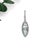 3.25cts Aquamarine Pendant in Solid 14k White Gold W Natural Diamond Accents For Sale In Columbus - Image 6 of 9