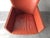 Vintage Italian Sculptural High-Back Leather Armchair For Sale - Image 9 of 10