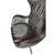 Metal Vintage Mid-Century Modern Leather Chair For Sale - Image 7 of 8