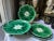 Set of 3 English Majolica Pottery Low Compote and Plates Lily Pads & Herons, C. 1870-1880 For Sale In Washington DC - Image 6 of 11