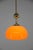 Orange Glass and Brass Pendant, 1980s For Sale - Image 9 of 10