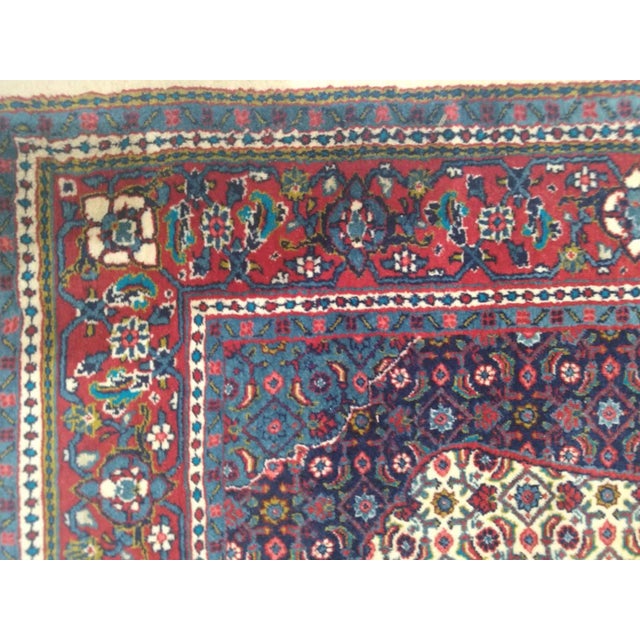 1970s Vintage Persian Ghiasabad Rug For Sale - Image 4 of 7