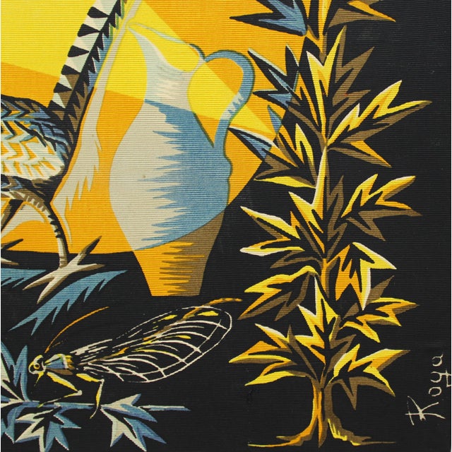 Printed Phoebus Tapestry from Roga, 1960s For Sale - Image 6 of 6