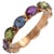 Gemstone 1950s Multicolored Stone Bangle Bracelet For Sale - Image 7 of 7