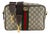 Gucci Ophidia Medium Beige Gg Supreme Canvas Web Stripe Crossbody Bag For Sale