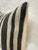 Contemporary Turkish Hemp Pillow Cushion Natural Beige Black Pillow Cushion Cover 16" x 24" For Sale - Image 3 of 4