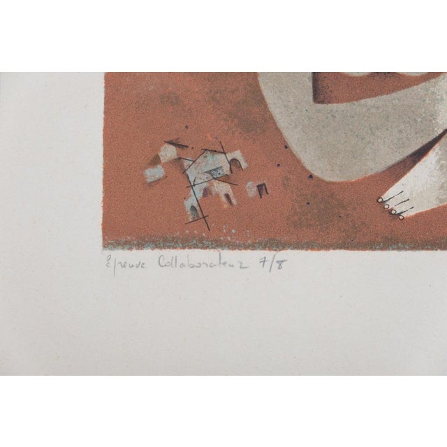 Samy Briss, Le coquelicot, Nude, Screen Print For Sale - Image 5 of 7