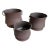 Vintage Copper Cauldrons - Set of 3 For Sale