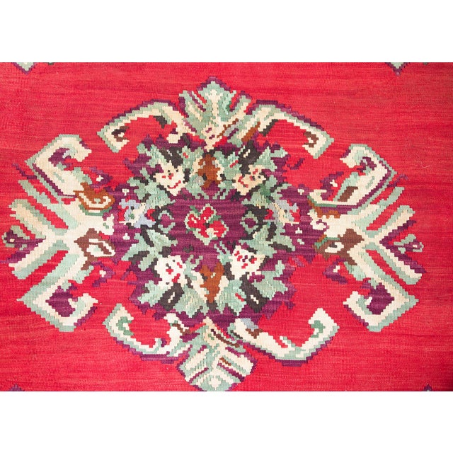 Vintage Turkish Bessarabian Kilim Rug For Sale - Image 12 of 15