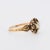 Neo-Renaissance Ring in 18 Carat Gold, Enamel and Diamond, Size 8 For Sale - Image 4 of 5